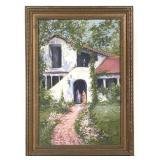 A. Kennedy Oil Painting Women in Doorway Signed