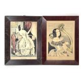 Pr N. Currier N.Y. Original Hand Colored Lithos