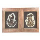 Pr Copper Relief Orpheus & Hercules After Pajou