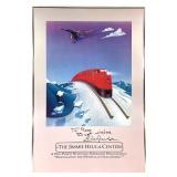 Signed Jimmie Heuga Center Promotional Poster