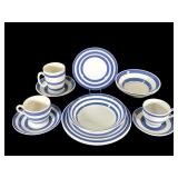 Cornish Ware Plates Cups Bowls 13Pcs