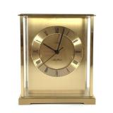 Seth Thomas Brass & Glass Shelf Clock Germany