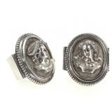 Rare Wood & Hughes Coin Silver Napkin Rings