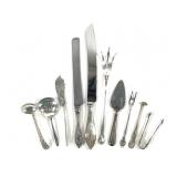 Sterling Silver Serving Utensils Mixed Styles10 Pc