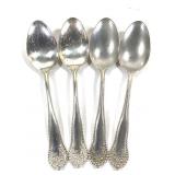 Gorham Sterling Silver Teaspoons 80g 4 Pcs