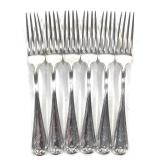 Whiting Sterling Silver Dinner Forks 370g 6 Pcs