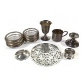 Sterling Silver Trivet Coasters Cups Scrap