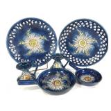 Germany Hindelang Pottery 6 Pcs 1960-70s