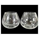 Tiffany Crystal Stemless Wine Balloons Pair