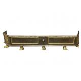 Lg Brass Fireplace Fender