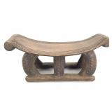 Ashanti Ghana Carved Wood Stool
