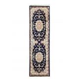 Navy Pink & White Runner - 74" x 23"