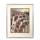 San Francisco Lithograph After Wayne Thiebaud