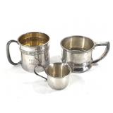 Sterling Silver Hollow Ware Cups 186g
