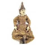 Lg Indonesian Jointed Puppet w Traditional Costume