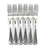 Whiting Sterling Silver Salad Forks 280g 6 Pcs