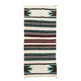 Handwoven Wool Rug w Classic Southwest Motifs