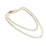 Pearl Necklace w/ 14k Clasp