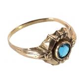 10K Ring 1.1g TW Sz 6 1/2 Stone Does Not Test