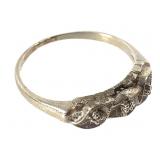 Ant 14K Ring 1.5g TW Sz 5