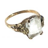 10K Antique Ring 2.2g TW Sz 6