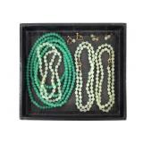 Uranium & Other Glass Beaded Jewelry