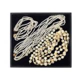 Pearl / MOP Beaded Necklace & Bracelet Sets
