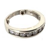 14K Diamond Ring 4.6g TW Sz 6 w Sizing Bumbs