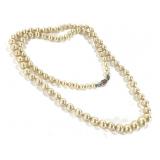 18k Bluebird Pearls Necklace w/ Velvet Box