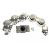 Southwestern Style Belt, Buckle & Ring