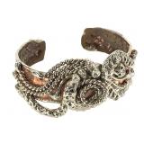 Mexico Artisan Mixed Metal Cuff