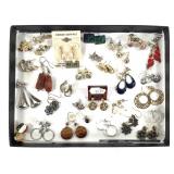 Earrings Monet, Barlow, Tigers Eye, Abalone +