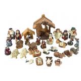 Miniature Nativity Scene Set Pieces
