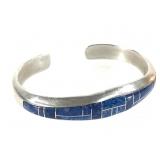 Starling P. Sanchez Blue Stone Inlaid Cuff