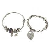 Sterling Charm Bracelets 65g TW