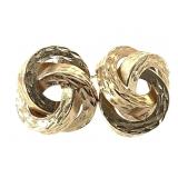 14K Earrings 1.8g TW