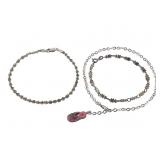 Sterling Bracelets Anklet 13.3g TW