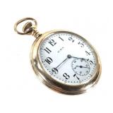 Elgin 15J Pocket Watch 20Yr Peer Case Runs