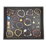 Glass, Shell & Polished Stone Costume Jewelry +