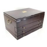 Wooden 3-Drawer Jewelry Chest
