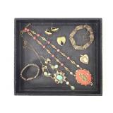 Vtg Gold-Toned Jewelry, Some Sterling