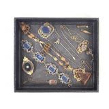 Antique Art Deco Czech Glass Jewelry +