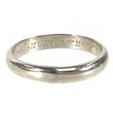 14K Band Ring 4.4g TW Sz 10 1/2