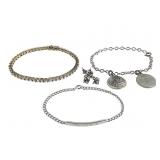 Sterling Bracelets Earrings Pin 20.9g TW