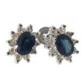 14K WG Earrings 2g TW