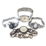 Vtg Wristwatches Timex, Moulin & Seiko