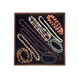 Polished Stone Beaded Necklaces & Earrings