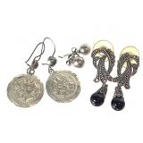 Sterling Earrings 12g TW