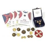 Military Insignia, Uniform Buttons & Medals +