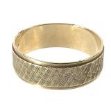 14K Band Ring 4.1g TW Sz 9 1/2